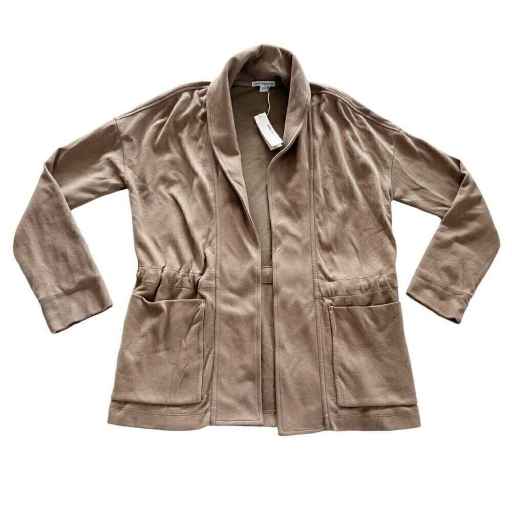 James Perse Green Amo Shawl Collar Open Front Jacket Blazer Size 0 or US XS NWT - Picture 11 of 12